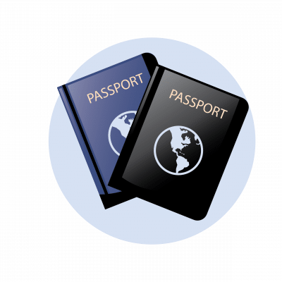זוג דרכונים